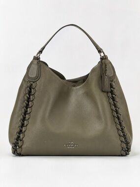 Coach | Bags | Coach M76f15250 Signature Sateen Purse Gold Beige